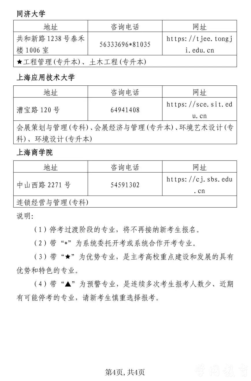 上海市2026年下半年高等教育自学考试网上报名将于9月1日至6日进行(图10)